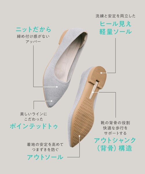 steppi パンプス フォルムフィット ポインテッド パンプス : ZOZOTOWN
