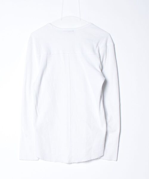 「SHELLAC」 長袖Tシャツ 46 ホワイト メンズ_画像2