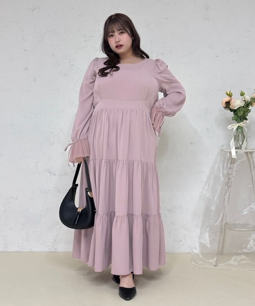 Louiosy（ルオシー） ワンピース 「Louiosy」「大きいサイズ」袖