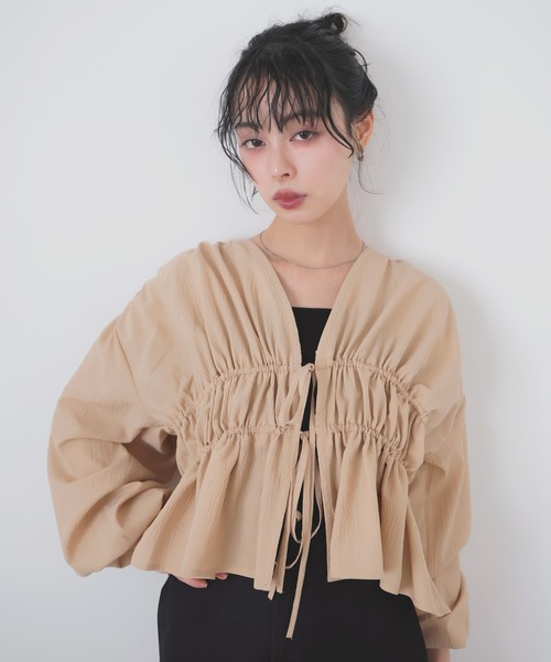 LIAN（リアン） ブラウス シャツ 「mayu × LIAN」ダブルリボン