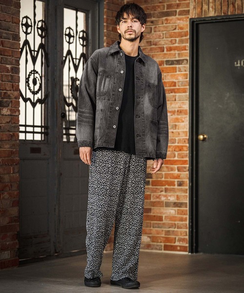 CAMBIO（カンビオ） カバーオール mj11366- ブラスト加工デニム