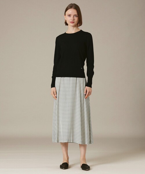 「MACKINTOSH LONDON」 フレアスカート 38 ベージュ レディース_画像2