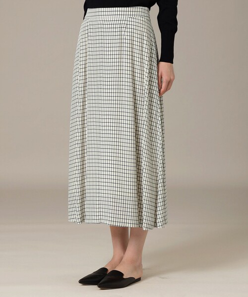 「MACKINTOSH LONDON」 フレアスカート 38 ベージュ レディース_画像3