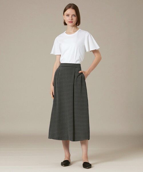 「MACKINTOSH LONDON」 フレアスカート 38 ベージュ レディース_画像4