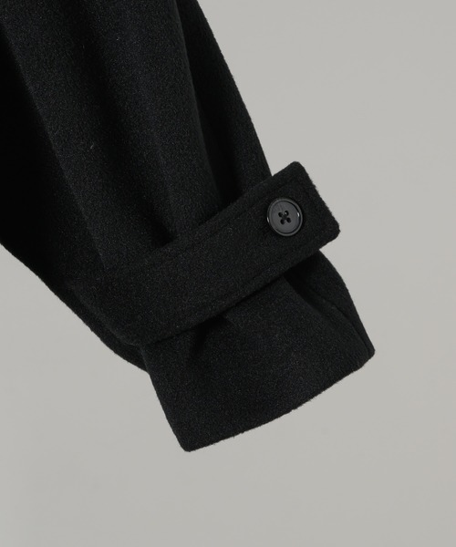 「FEKETE」 ステンカラーコート SMALL グレー メンズ_画像8