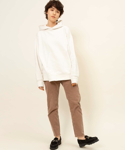 「Johnbull」 コーデュロイパンツ LARGE チャコールグレー レディース_画像3