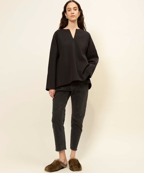 「Johnbull」 コーデュロイパンツ LARGE チャコールグレー レディース_画像7