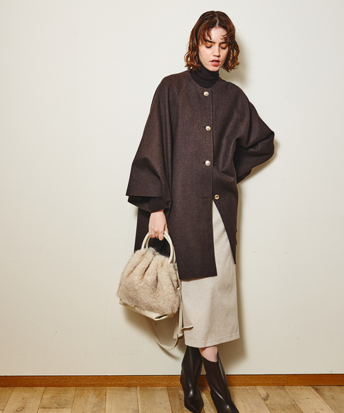 「LOWELL things」 2WAYバッグ フリー ブラウン レディース_画像5