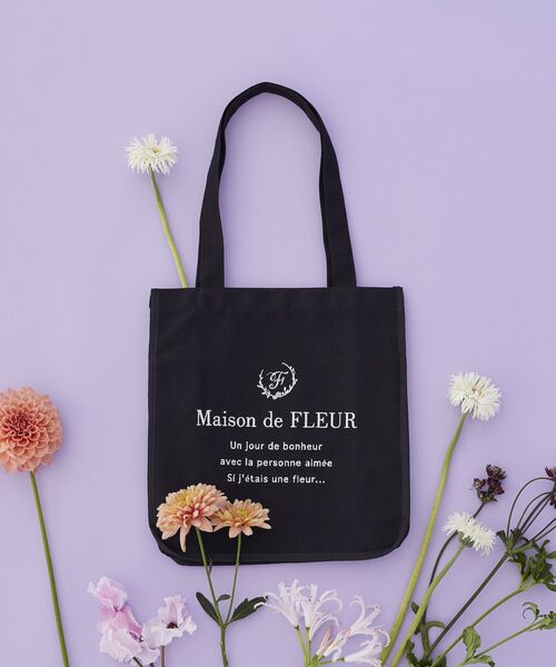 Maison de FLEUR（メゾンドフルール） トートバッグ パイピング