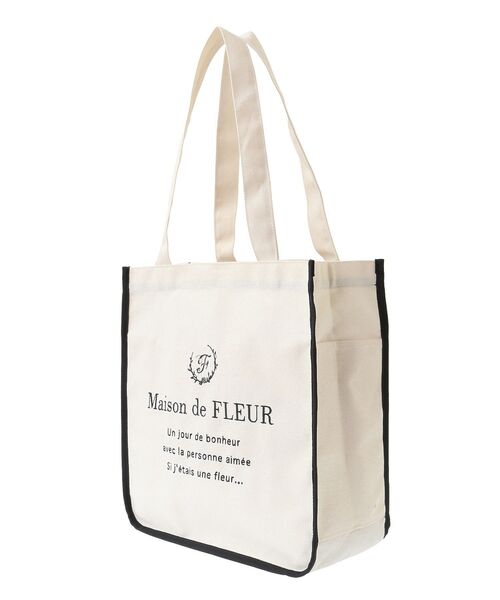 Maison de FLEUR（メゾンドフルール） トートバッグ パイピング
