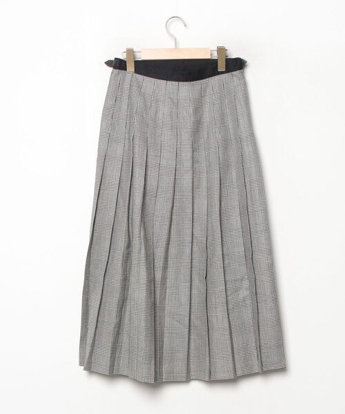 「O'NEIL of DUBLIN」 チェック柄スカート 38 ブラック レディース_画像2