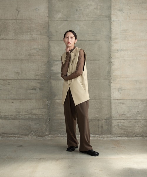 「lawgy」 ベスト FREE ベージュ レディース_画像2