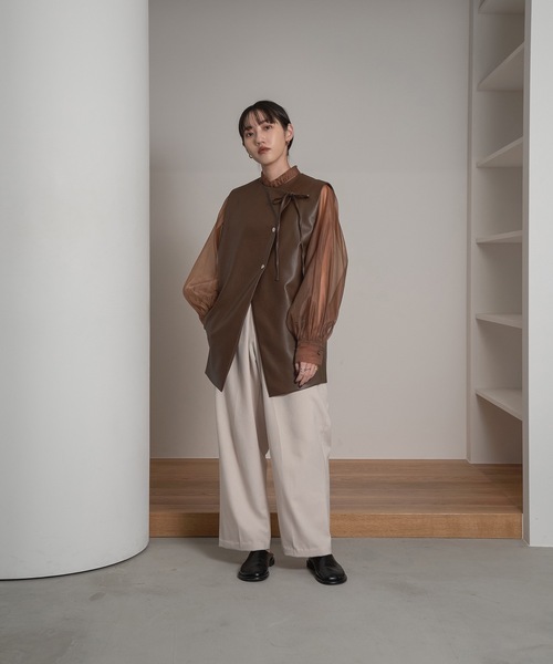 「lawgy」 ベスト FREE ベージュ レディース_画像3