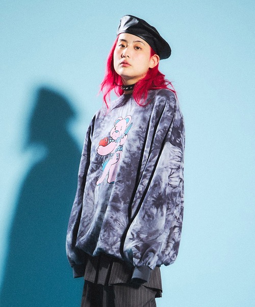 「PUNYUS」 スウェットカットソー 4 スミクロ レディース_画像5