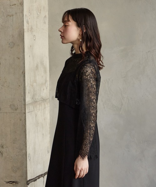 「AIMER」 長袖ブラウス MEDIUM グレー レディースの画像4
