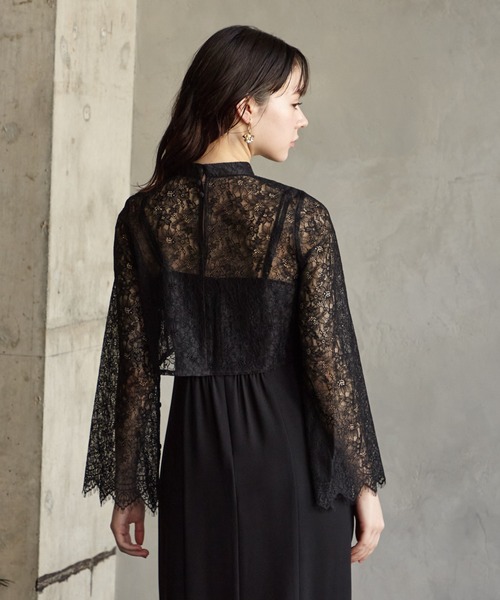 「AIMER」 長袖ブラウス MEDIUM グレー レディースの画像5