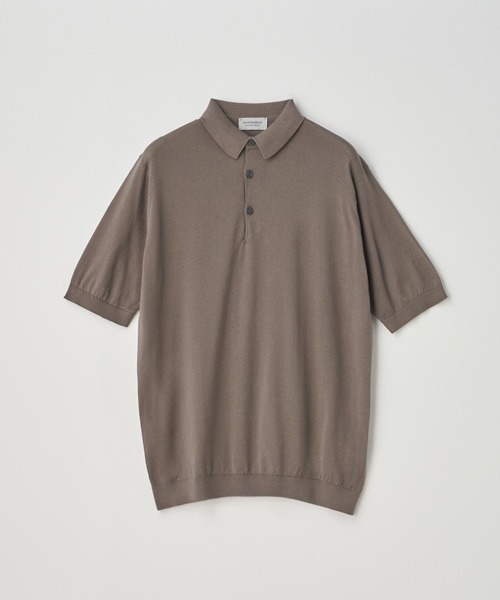 JOHN SMEDLEY（ジョンスメドレー） ポロシャツ 半袖コットンニット