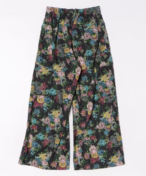 カーゴパンツ コットンリヨセルツイルTRACE　FLORALプリントカーゴパンツ レディースの画像