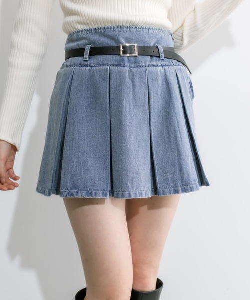 「OLIVE des OLIVE」 キュロット FREE グレー レディース_画像3