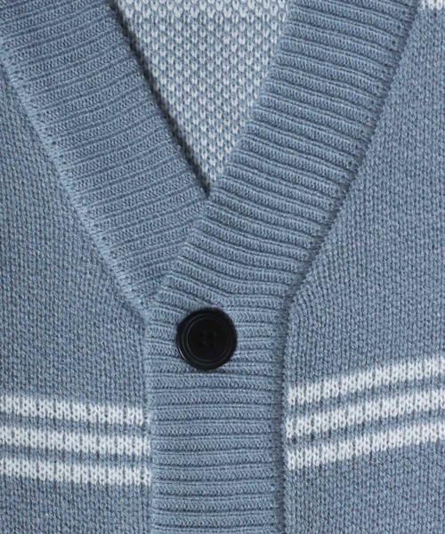 「ANPAS」 「cathy’s closet」ニットカーディガン M ベージュ系その他 メンズの画像5
