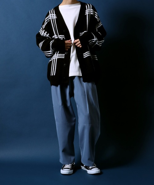「ANPAS」 「cathy’s closet」ニットカーディガン M ベージュ系その他 メンズの画像6