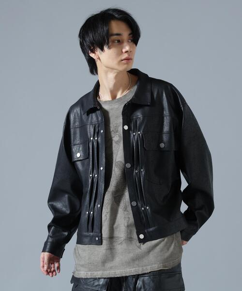 Danke Schon デニムライダースジャケット ダメージ加工 DANKE SCHON（ダンケシェーン） コート ジャケット DankeSchon/ダンケ