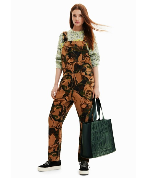「Desigual」 トートバッグ FREE グリーン レディースの画像
