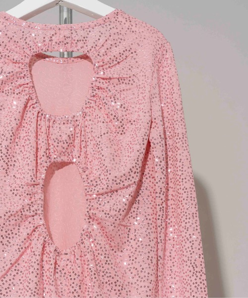 「MAISON SPECIAL」 長袖カットソー FREE グレー レディース_画像9