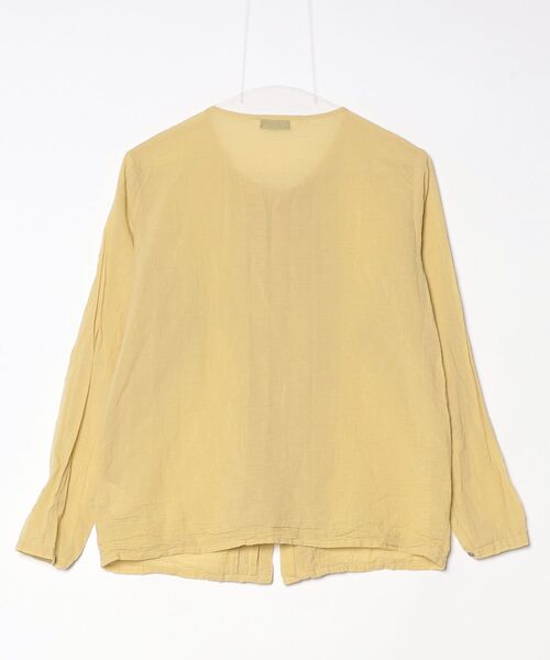 「Veritecoeur」 長袖ブラウス FREE イエロー レディース_画像2