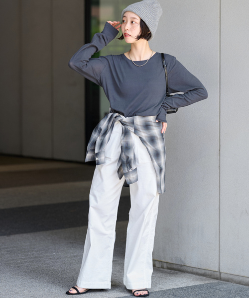 「JOURNAL STANDARD relume」 カーゴパンツ 36 ベージュ レディース_画像2