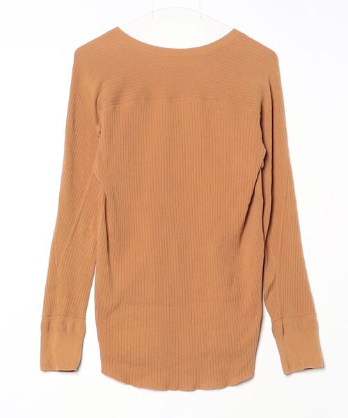 「MEYAME」 長袖カットソー FREE オレンジ レディース_画像2