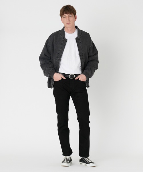 「Levi's」 デニムジャケット M ブラック メンズの画像