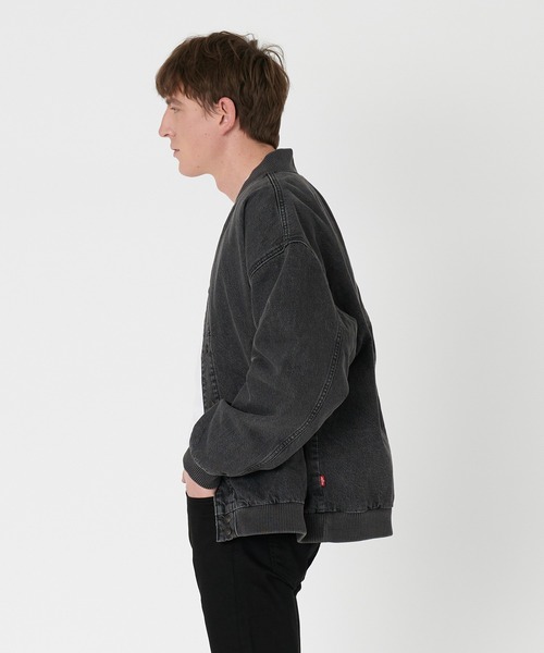 「Levi's」 デニムジャケット M ブラック メンズの画像
