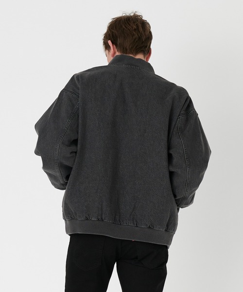 「Levi's」 デニムジャケット M ブラック メンズの画像