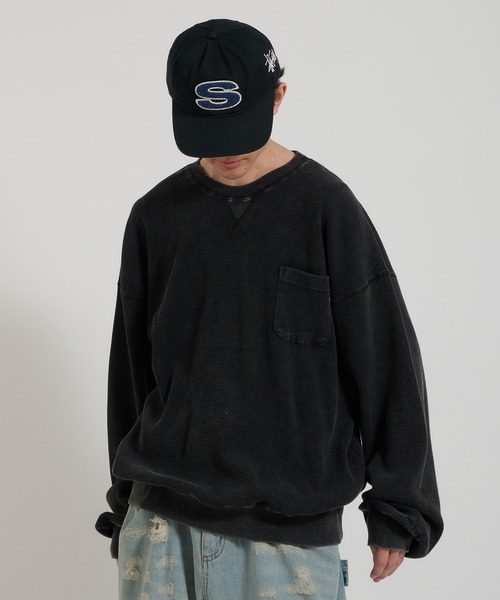 「Perushu」 長袖Tシャツ LARGE ベージュ メンズ_画像6