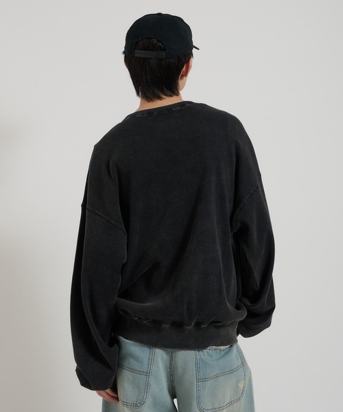 「Perushu」 長袖Tシャツ LARGE ベージュ メンズ_画像7