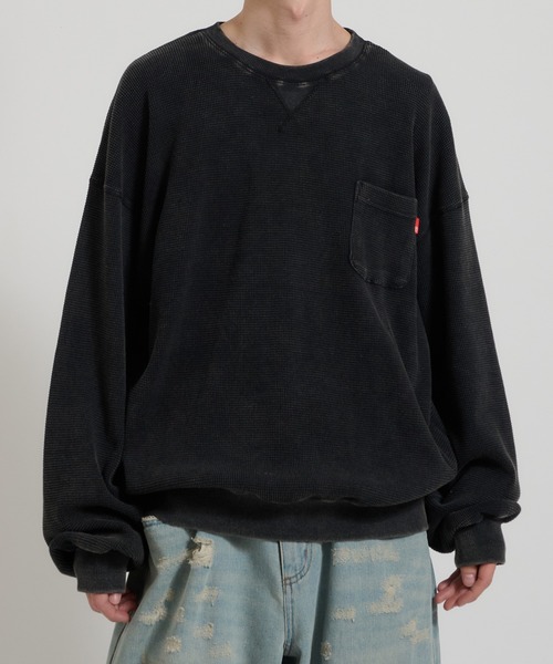 「Perushu」 長袖Tシャツ LARGE ベージュ メンズ_画像8