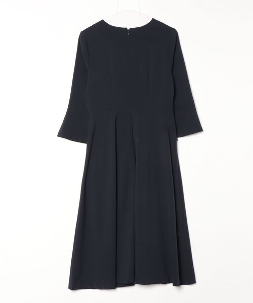 「RUIRUE BOUTIQUE」 7分袖ワンピース L ネイビー レディース