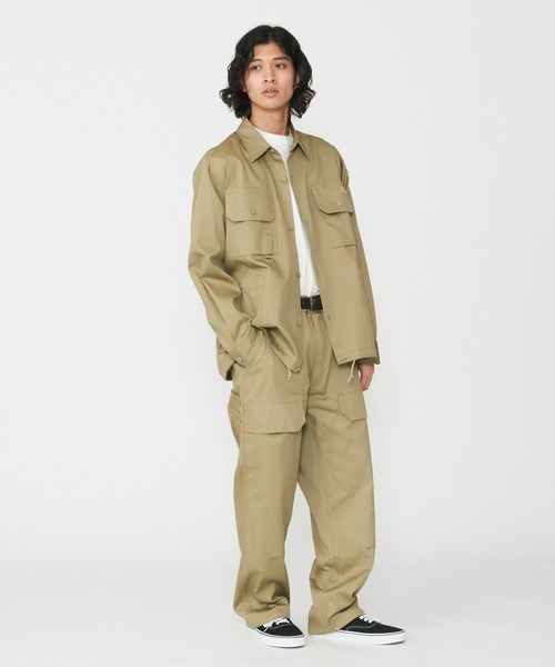 ゴッドセレクション　ディッキーズ　ワークシャツ　セットアップ Dickies（ディッキーズ） シャツ G.W.C オーバーサイズワークシャツ