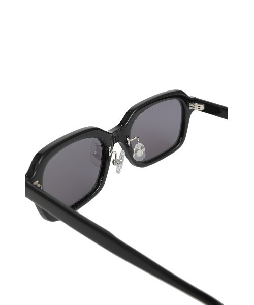 aim × MANOF コラボ サングラス美品 ブラック マノフ MANOF（マノフ） サングラス aim×MANOF RECTANGLE SHAPE SUNGLASSES