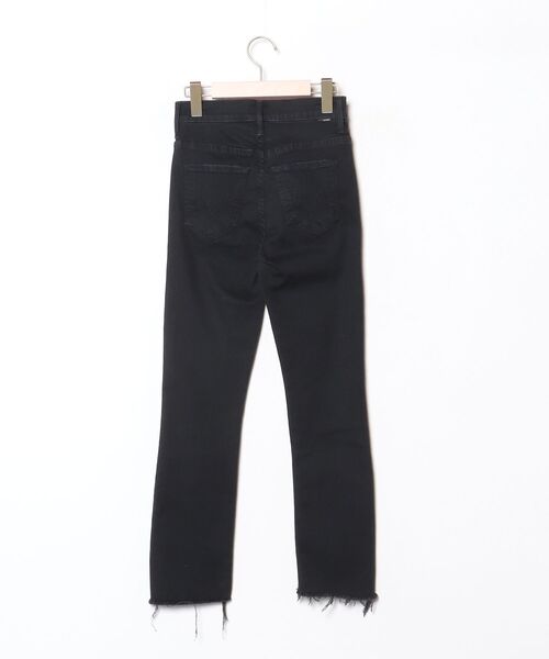 「MOTHER DENIM」 スキニーデニムパンツ 24 ブラック レディース_画像2