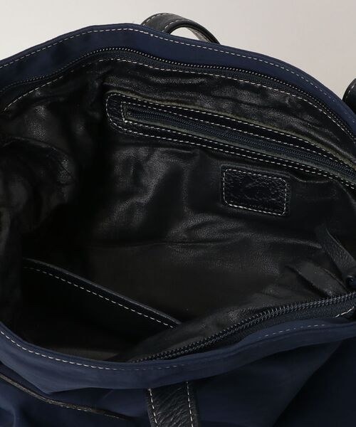 キタムラ ブルー トートバッグ 内ポケット付き Kitamura（キタムラ） ワンポイントトートバッグ - ブルー レディース