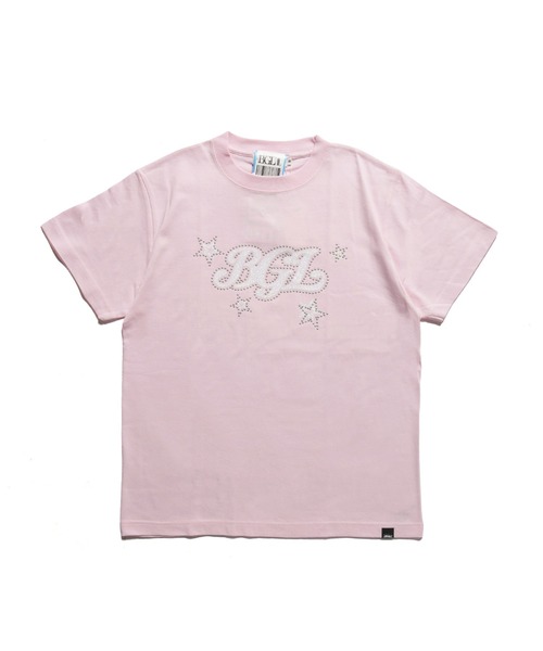 ピンク 星柄 半袖Tシャツ BGL tシャツ 半袖 STAR LOGO TEE / スター / 星柄 / キラキラ