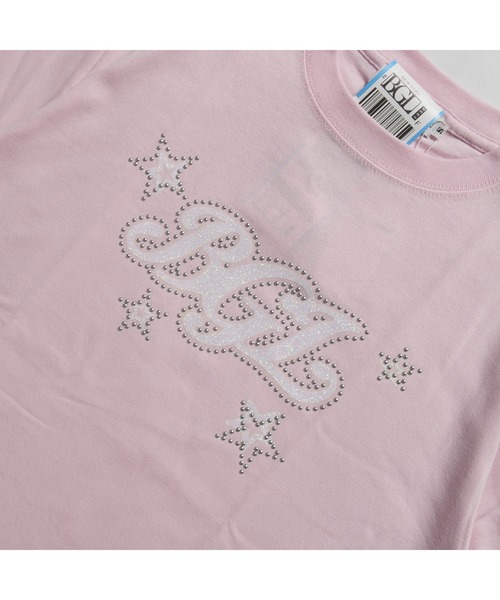 ピンク 星柄 半袖Tシャツ BGL tシャツ 半袖 STAR LOGO TEE / スター / 星柄 / キラキラ