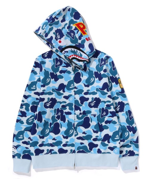 APE ジップパーカーXL A bathing ape® 青 A BATHING APE（アベイシングエイプ） ジップアップパーカー X-LARGE