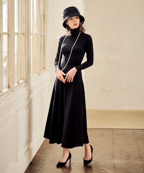JENNE」 長袖ワンピース MEDIUM ブラウン レディース : ZOZOTOWN Yahoo