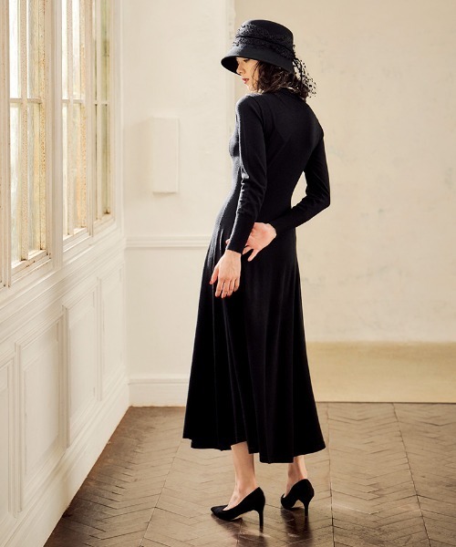 JENNE」 長袖ワンピース MEDIUM ブラウン レディース : ZOZOTOWN Yahoo