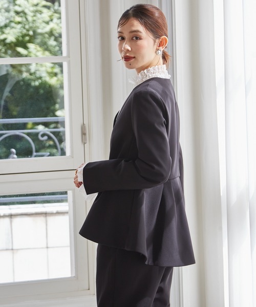 「RANAN」 パンツスーツ M ブラック レディース_画像2