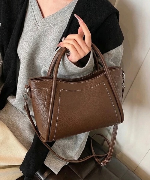 ショルダーバッグ バッグ 2WAYステッチミニショルダーバッグ