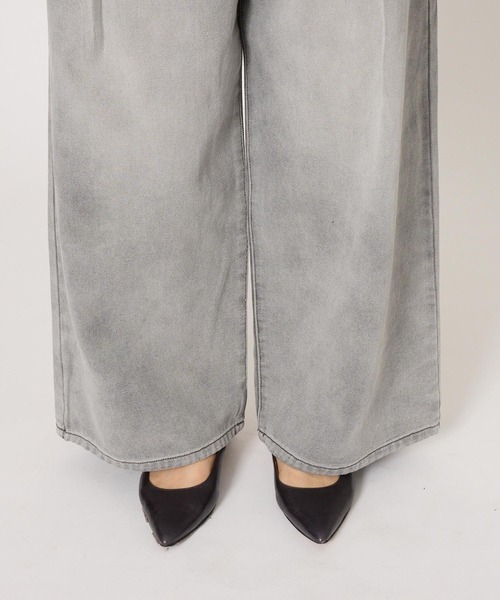 「BABYLONE」 デニムパンツ 36inch ブルー レディース_画像7